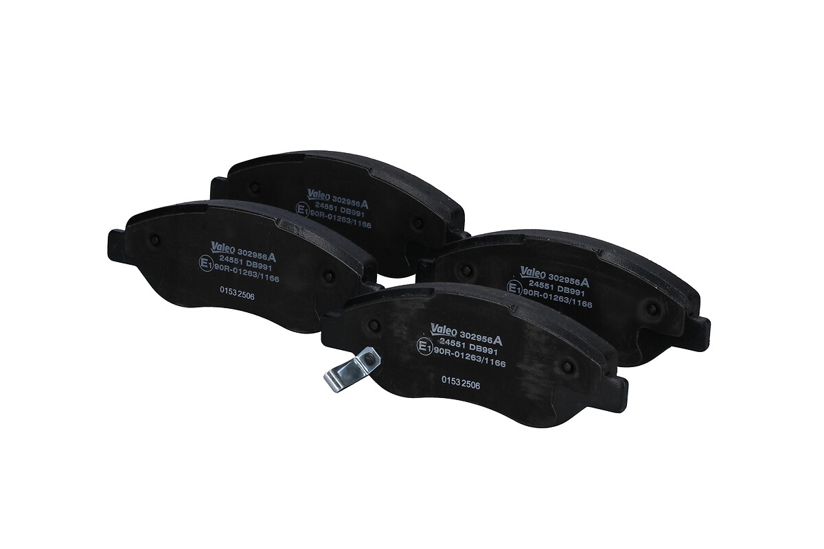 Jeu de 4 plaquettes de frein VALEO ref. 302956A